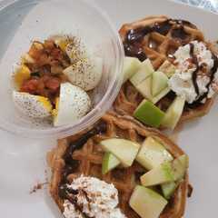 Una foto de Waffles integrales
