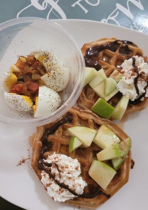 Una foto de Waffles integrales