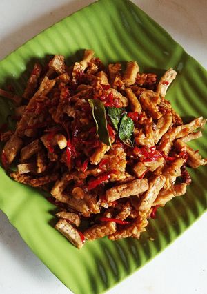 Foto resep Kering tahu tempe pedas
