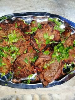 صورة لوصفة كباب الحاتي (اللحمه المشويه على الفحم)