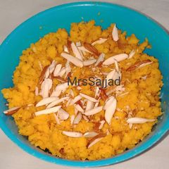 A picture of Egg Halwa.