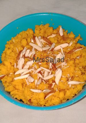 A picture of Egg Halwa.