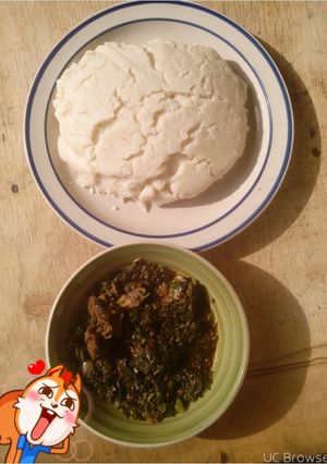 A picture of Vegetable soup.