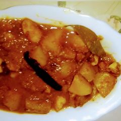 A picture of Jackfruit Seeds Curry.