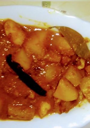 A picture of Jackfruit Seeds Curry.