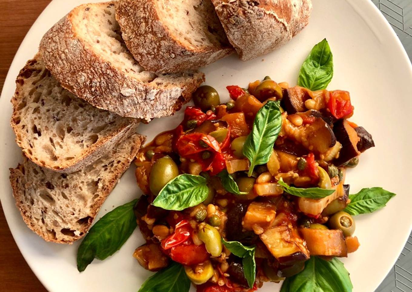 Caponata #vegan #sicilian #italian