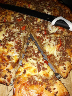 A picture of Homemade pizza.