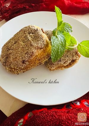 A picture of Salmon rava fry.