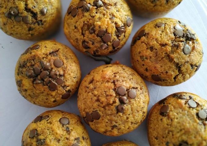 Muffin zucca e cioccolato