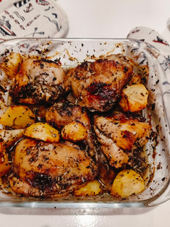 Foto resep One-Pan Greek Style Lemon-baked Chicken