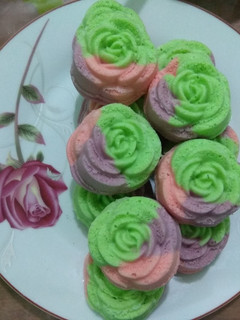 Foto resep Bolu kukus mawar