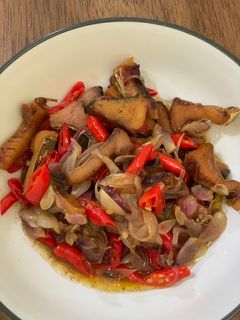 Foto resep Ikan asin tenggiri masak asam