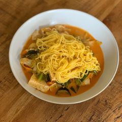 A picture of (In a hurry) coconut curry.