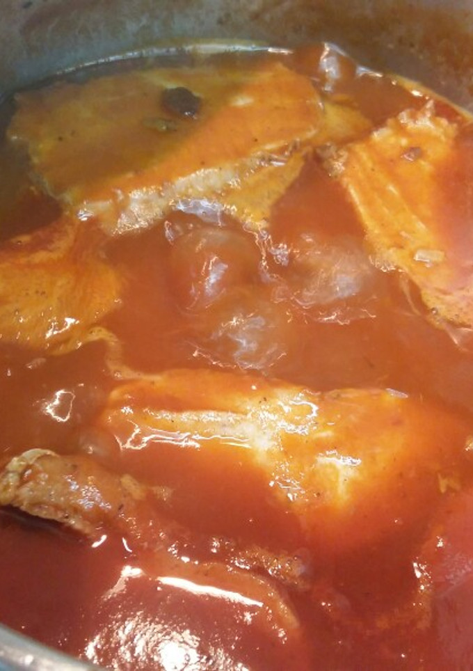 Una foto de Lomo en salsa vino tinto