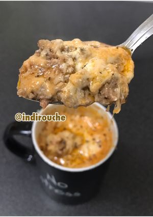 Foto resep Keto Mug Lasagne