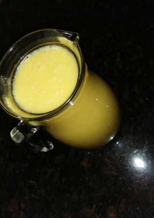 صورة لوصفة عصير البرتقال واليقطين