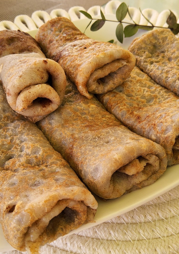 Glutén-, tej-, tojásmentes palacsinta "lenmagtojással" recept fotója