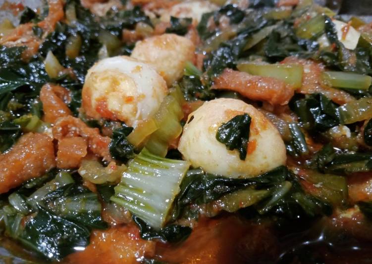 Tumis Pokcoy Pedas Manis