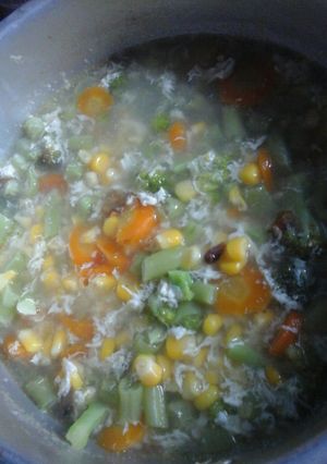Foto resep Sop sayur dan telur #mpASI 1yo