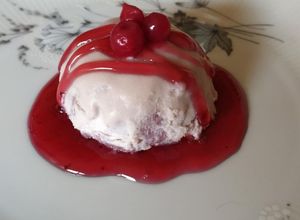 Foto di Tortino di Riso ai Frutti Rossi con Ganache ai Lamponi