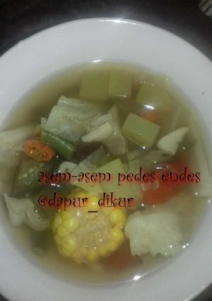 Foto resep Asem-asem pedes endes