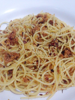 Foto resep Spaghetti Tuna Aglio Olio (no MSG)