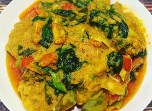 A picture of Ayam Woku.