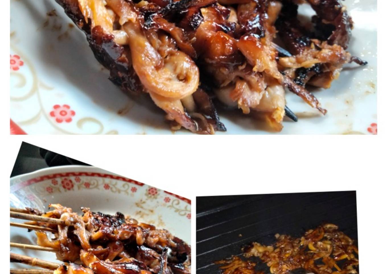 120. Sate Jamur Tiram π Pedas Asin