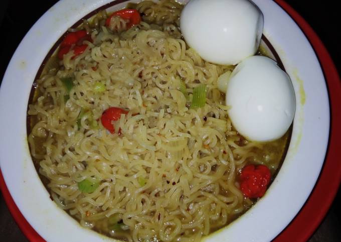 Simple breakfast.... Indomie