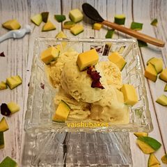 A picture of Raw Mango and Peels Icecream.