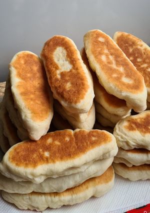 Фото Жареные пирожки с картошкой.