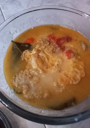 Foto resep Telur ceplok kuah santan