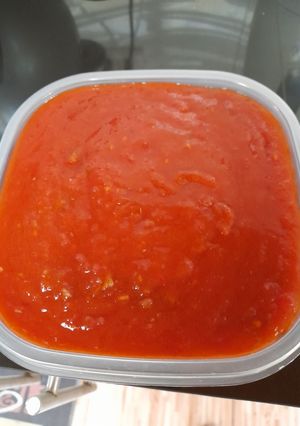 Una foto de Salsa de tomates natural