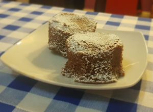 Una foto de Volcán de Chocolate sin lava 🤣