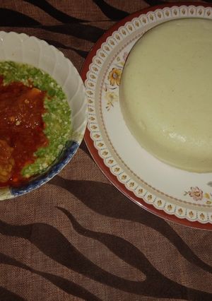 Tuwan masara da miyar kubewa danyi ainihin hoton girkin