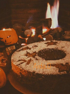 عکسی از دستور کیک کدو حلوایی 🥧🎃