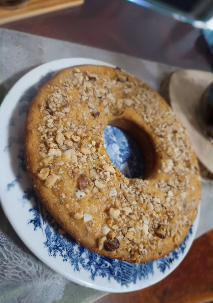 Una foto de ❤️Receta Mamuchka: Bizcocho de frutos secos y limón 🍋 Fácil de hacer ✨