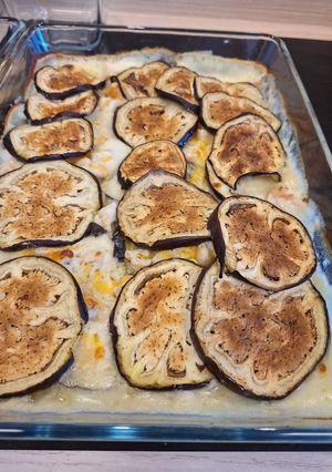 Une photo de Gratin aubergine au poulet