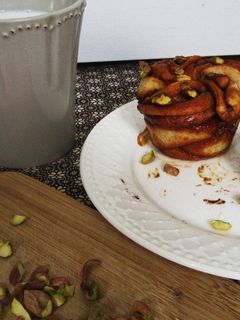 Sós karamellás babka kontyocskák recept fotója