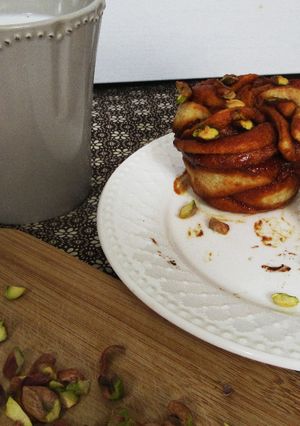 Sós karamellás babka kontyocskák recept fotója