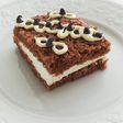 Génoise au cacao avec chantilly au miel