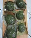 🥳 #童心煮 🙌 #玩試做 艾草粿～紅豆粿和鹹的草仔粿