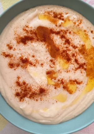 Una foto de Hummus de Alubias Blancas