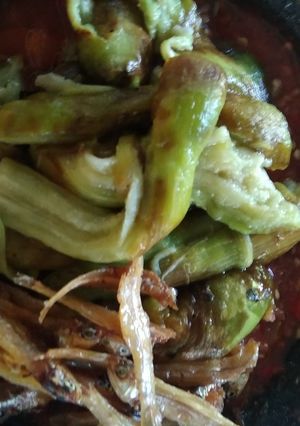 Foto resep Terong bakar khas Lombok+teri