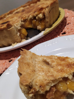 Foto de Torta de pêssego Refém da Paixão