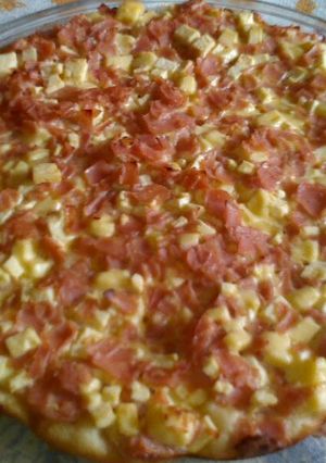 Una foto de Tarta de jamón y queso
