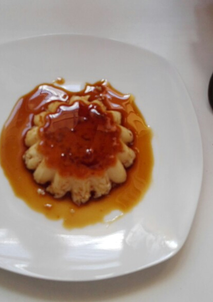 Una foto de Flan de huevo casero
