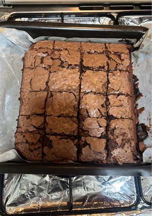 صورة لوصفة براونيز fudgy brownies
