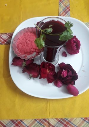 A picture of Holi ka gift Beetroot slushy (in punjabi Style).