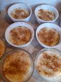 Rice Pudding Flavored with Mastic